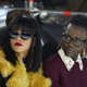 Rihanna and Lupita Nyong'o at an event